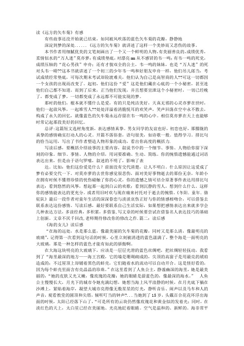 矢车菊读后感