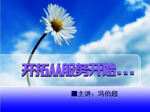 服务与主顾开拓(58页)