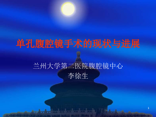 孔腹腔镜手术的现状与进展