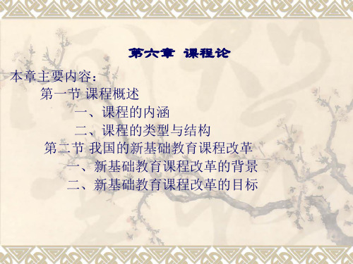 第六章课程理论课件