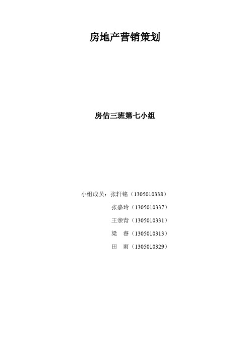 奥园越时代房地产项目整体营销策划方案讲解学习