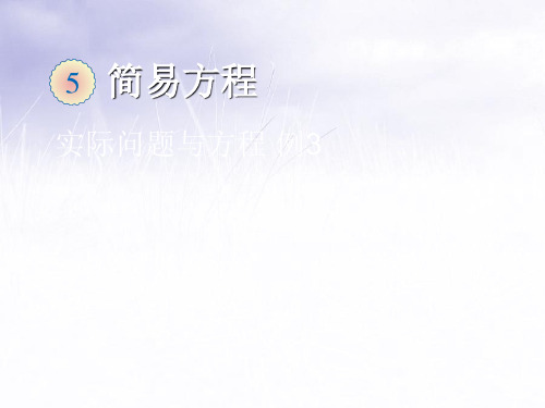 2021人教版五年级数学上册《实际问题与方程例3》优质课课件.ppt