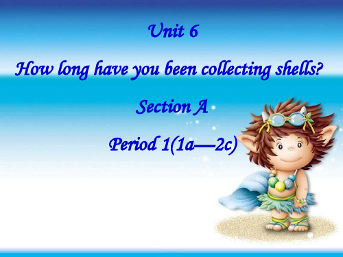Unit 6 How long have you been collecting shells