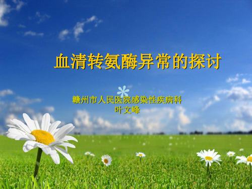 转氨酶异常的分析0050PPT