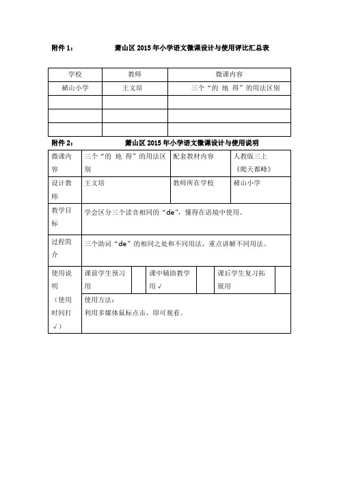 微课附件