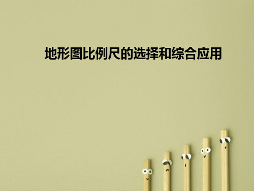地形图比例尺的选择和综合应用
