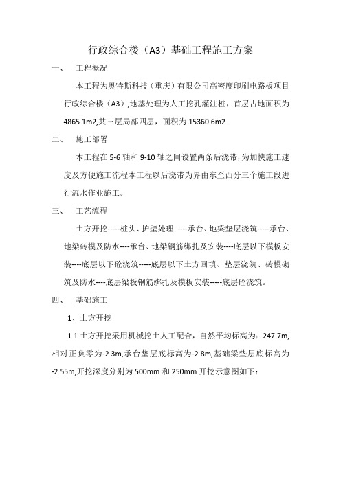 基础工程施工方案