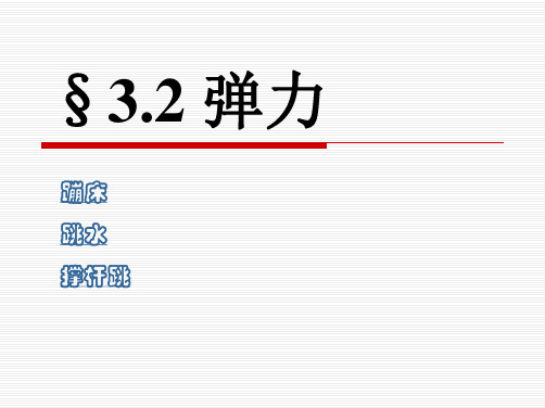 弹力_讲课比赛PPT一等奖