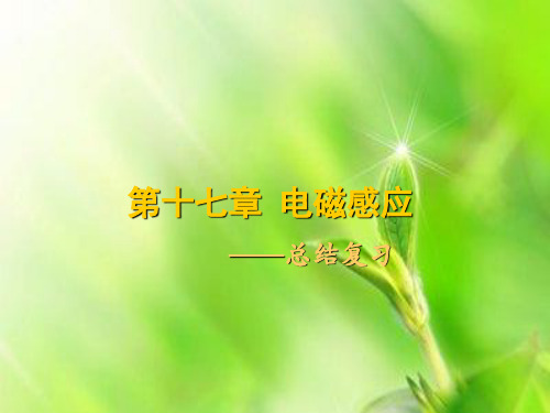 电磁感应复习PPT教学课件