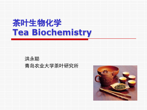 第二章 茶树次级代谢(10学时)-第二节(2学时)