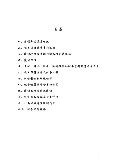 保利大厦地产项目可行性研究报告