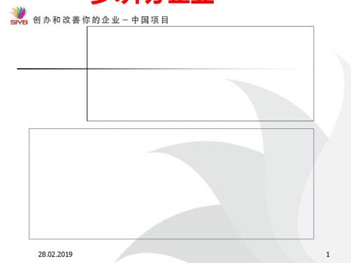 SYB创业培训第十步开业准备(PPT 22张)