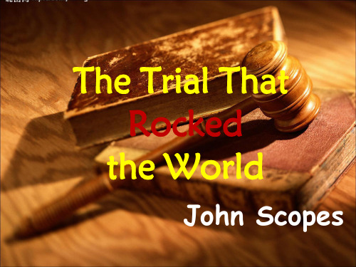 The trial that rocked the world  text review  Group 4
