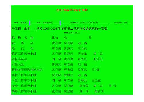 学校组织机构Microsoft Word 文档 (2)