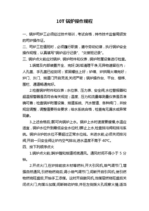 8 10T锅炉