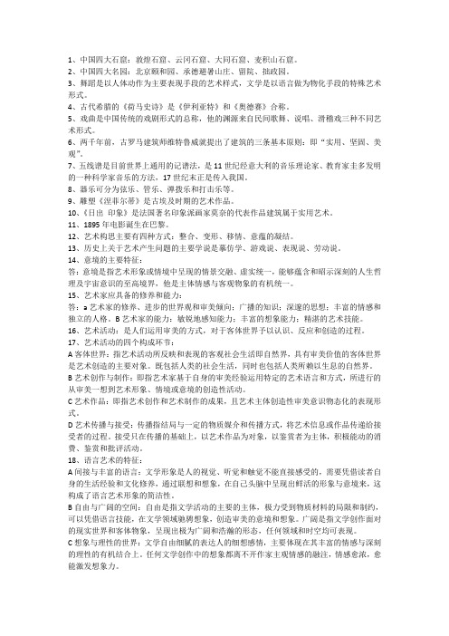 艺术导论