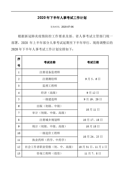 苏州人事考试