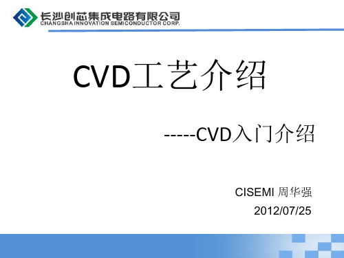 CVD工艺介绍