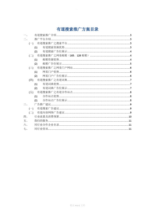 网易有道渠道招商方案模板