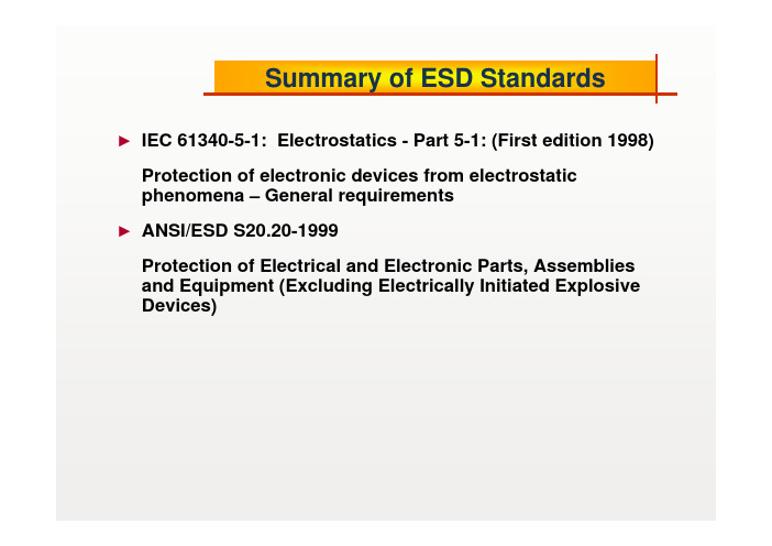ESD_标准培训_2