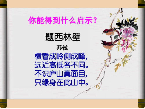《事物的正确答案不止一个》ppt课件
