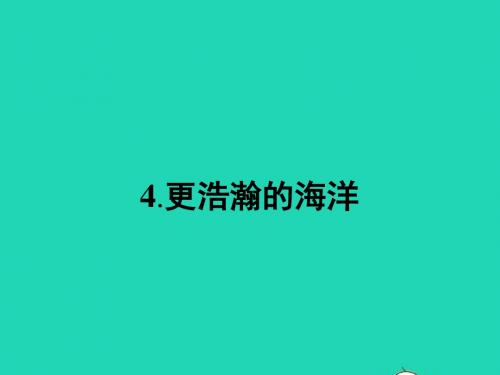 九年级语文下册 第一单元 4 更浩瀚的海洋课件 语文版