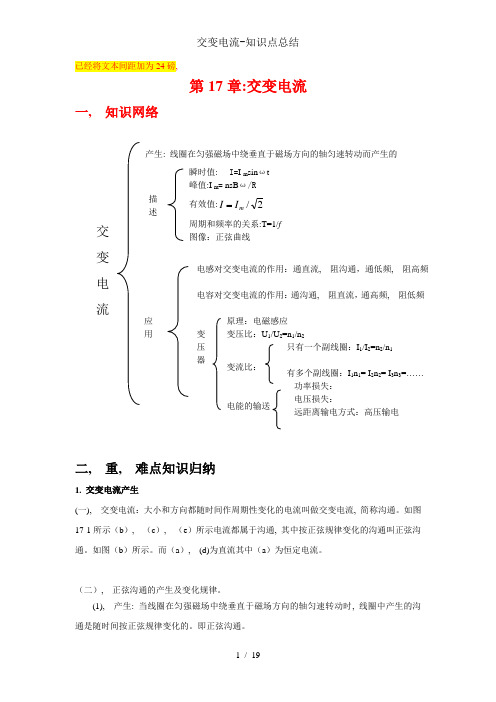 交变电流-知识点总结