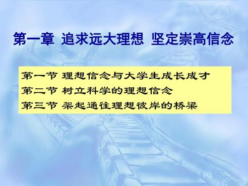 第一章理想与信念(最新版)