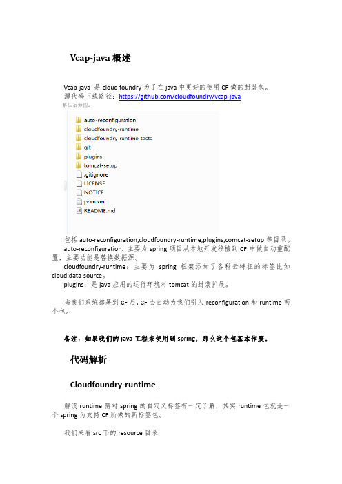 CF代码解析之(vcap-java)