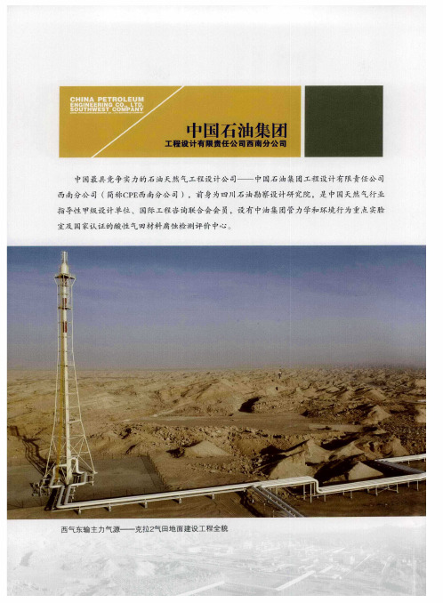 中国石油集团工程设计有限责任公司西南分公司