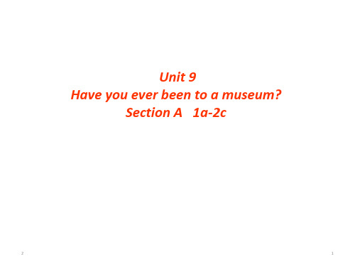 人教版英语八年级下册 Unit9 Section A 1a-2c 教学课件 (共19张ppt)