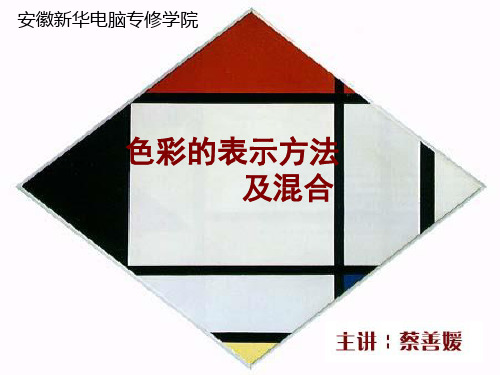 色彩的表示方法