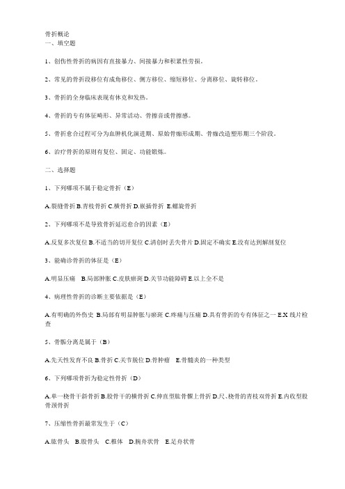 骨折概论