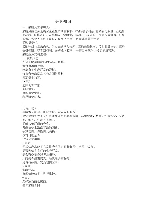 采购资料