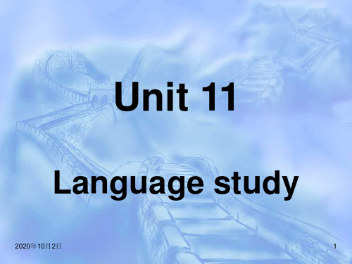 unit11 Language studyPPT课件