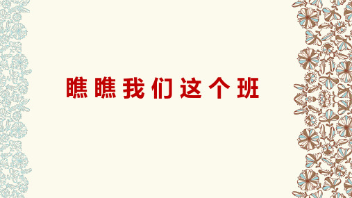 瞧 瞧 我 们 这 个 班作文