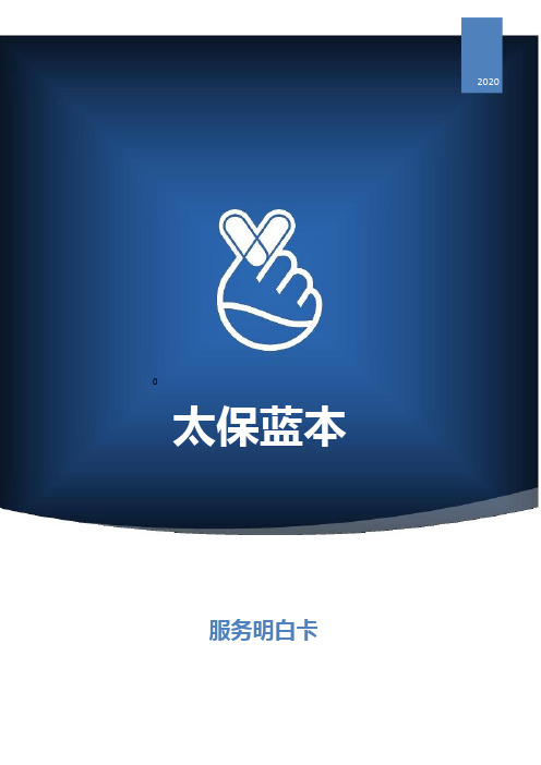 太保蓝本服务明白卡19页