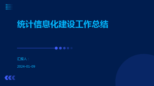 统计信息化建设工作总结