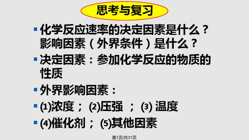 影响化学反应的因素PPT课件