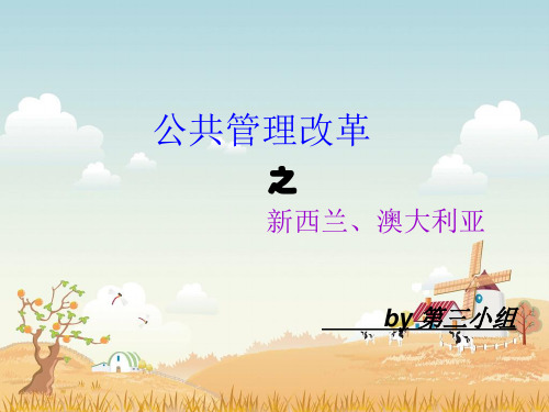 公共管理改革