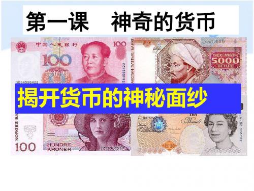 高中政治人教版必修1第一课第一框揭开货币的神秘面纱