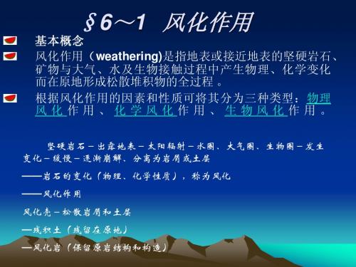 6.1风化作用