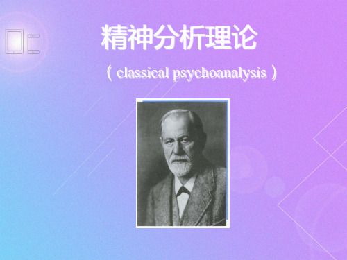 精神分析理论资料.