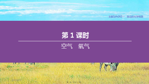 中考化学复习方案 主题一 身边的化学物质 第01课时 空气 氧气课件
