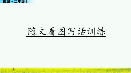 一封信随文看图写话训练课件部编二年级语文上册