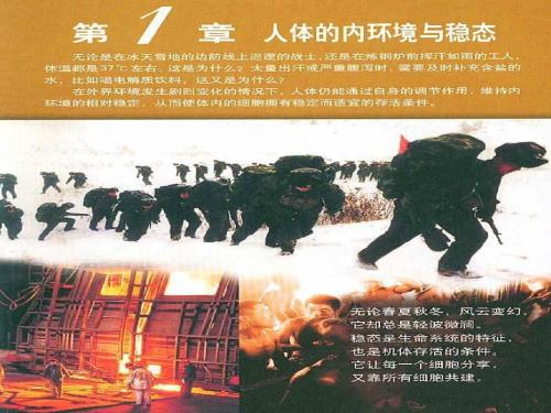 人教版教学课件必修3第一章第1节细胞生活的环境