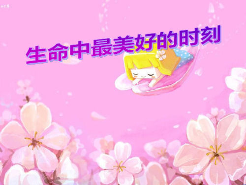 冀教版语文五上《生命中最美好的时刻》ppt课件课件PPT