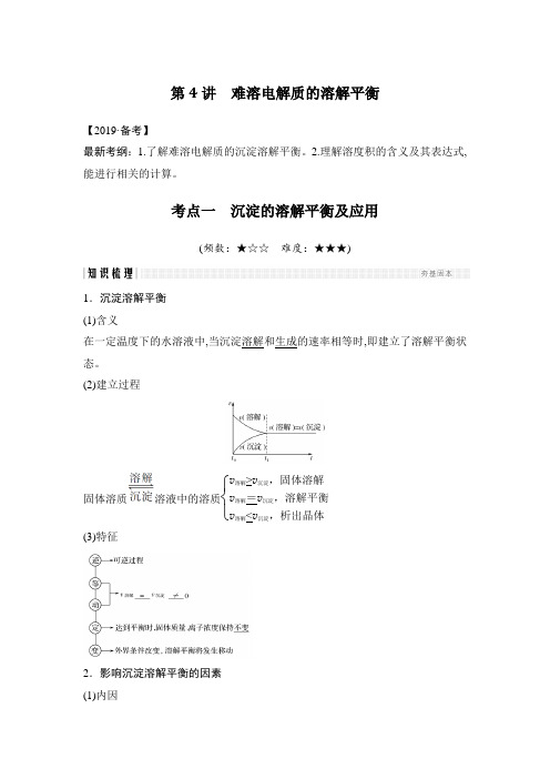 2019创新设计高中化学人教版配套PPT课件学案第八章 第4讲
