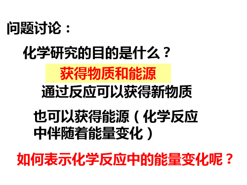 高二化学化学反应的焓变1(PPT)2-1