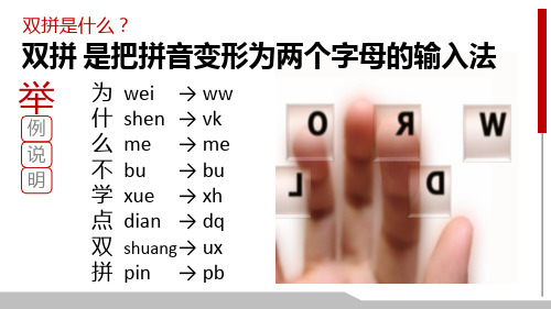 大牛双拼打字教程